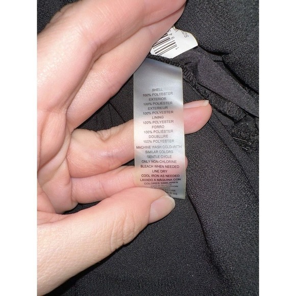 Vince Camuto‎ Moss Crepe Blouson Crop Jumpsuit Black Size 10 NEW WITH TAGS - Picture 7 of 12